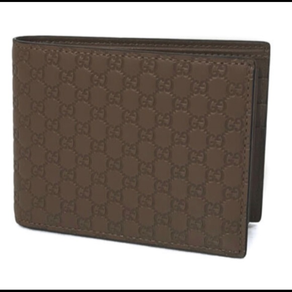 LAST ONE! Gucci Microguccissima Mens Wallet Acero NEW IN BOX - Picture 4 of 4